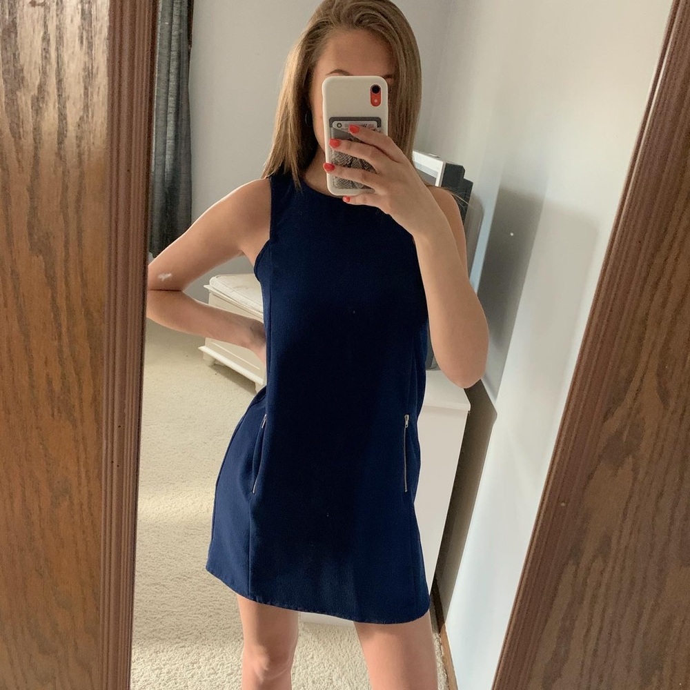 Navy blue dress